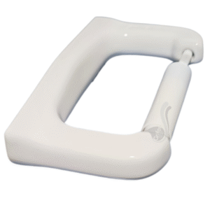Porta rollo De Porcelana Blanco Corona