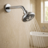 Ducha Regadera Abs Redonda Cromada Sencilla
