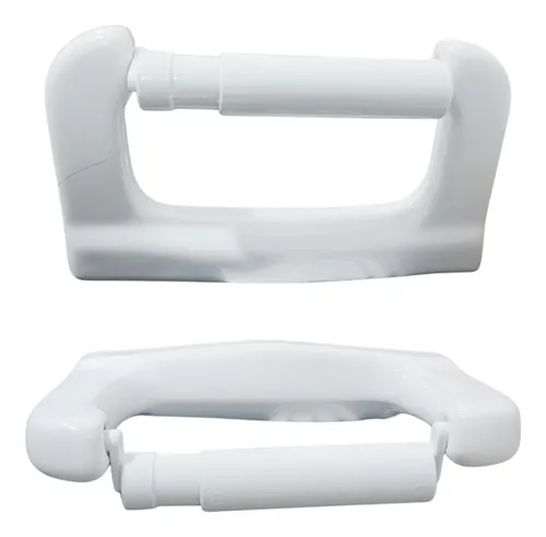 Porta rollo De Porcelana Blanco Corona