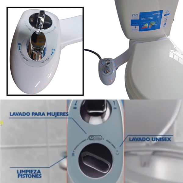 Bidet Sanitario Manual con Doble Chorro