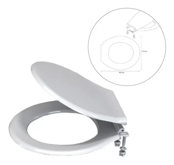 Asiento Estándar Para Sanitario Redondo