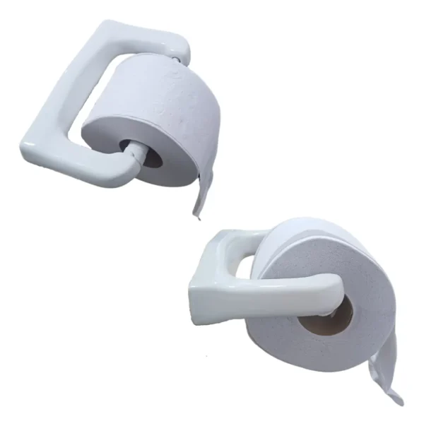 Portarollo De Porcelana Blanco Corona